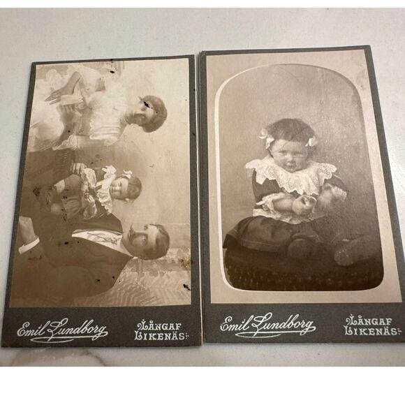 Antique Vintage Photographs Cabinet Cards, Dating 19th Early 20th Centuries - Picture 7 of 7